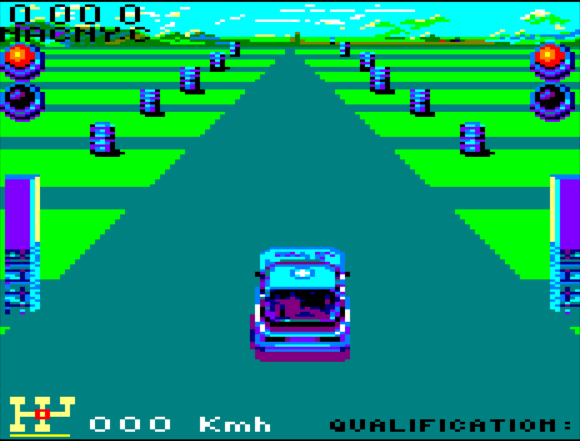 Turbo Cup - Amstrad CPC game screenshot (1988) by Loriciels